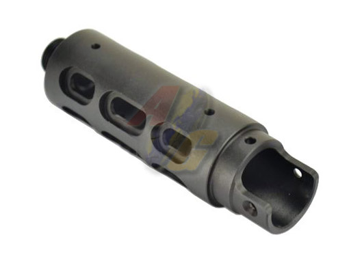 --Out of Stock--RGW CNC Aluminum Barrel Case For Action Army AAP-01 GBB ( Type 2/ Black ) - Click Image to Close