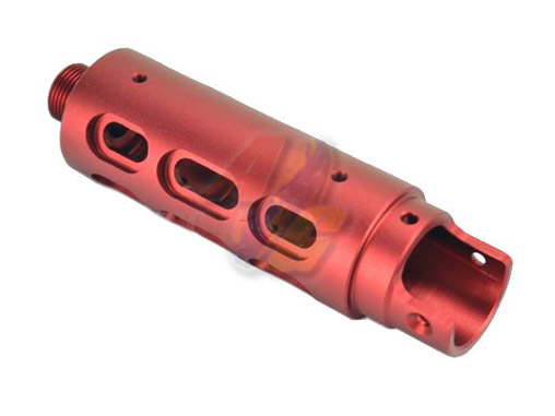 --Out of Stock--RGW CNC Aluminum Barrel Case For Action Army AAP-01 GBB ( Type 2/ Red ) - Click Image to Close