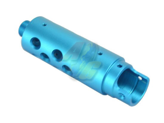 --Out of Stock--RGW CNC Aluminum Barrel Case For Action Army AAP-01 GBB ( Type 3/ Blue ) - Click Image to Close