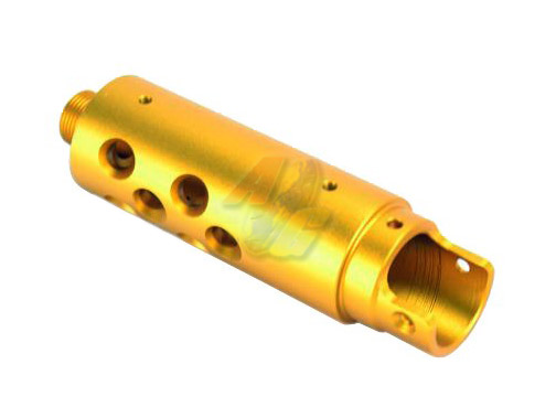 --Out of Stock--RGW CNC Aluminum Barrel Case For Action Army AAP-01 GBB ( Type 3/ Yellow ) - Click Image to Close