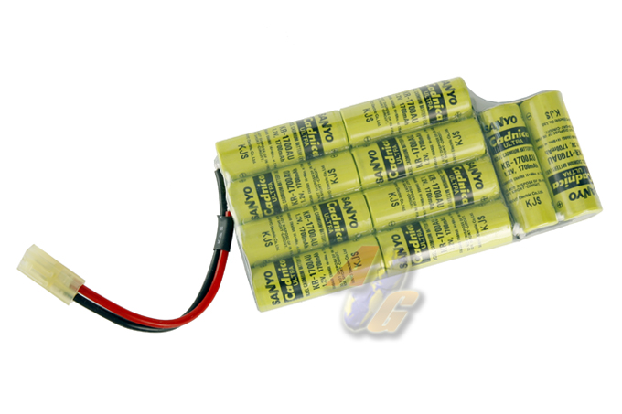 Sanyo 12V 1700mAh Battery For ICS/Star PEQ2 Battery Case - Click Image to Close