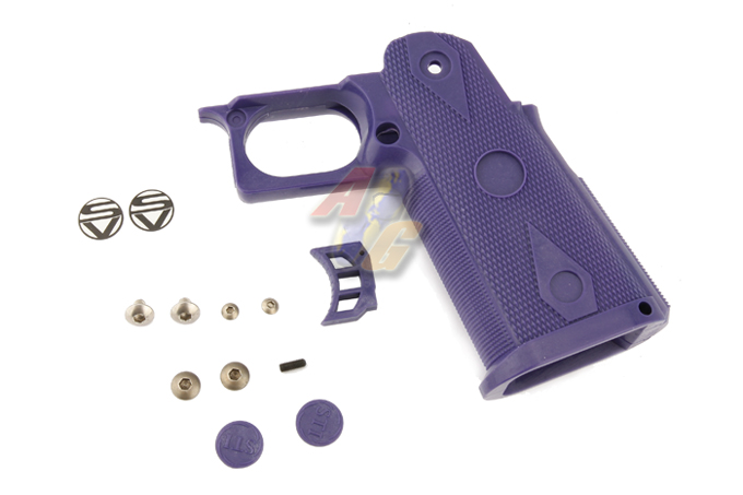 --Out of Stock--Shooters Design Real Pistol Grip For TM Hi-Capa 5.1 Series - Purple - Click Image to Close
