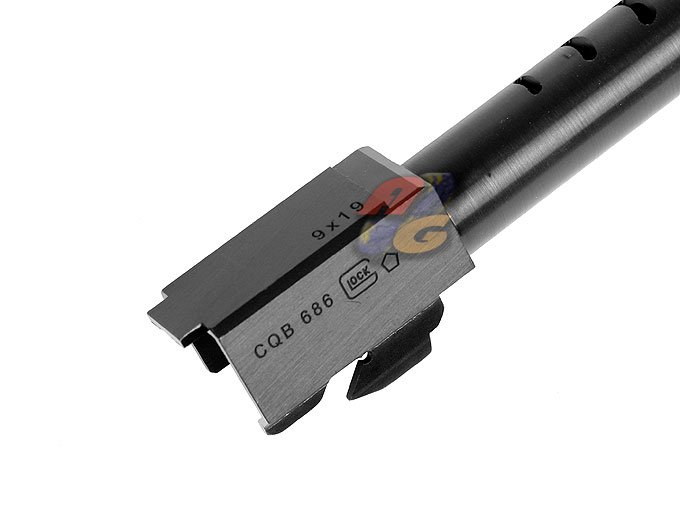 --Out of Stock--Shooters Design CNC Aluminum Outer Barrel w/ 14mm+ Adaptor For Marui G18C (BK) - Click Image to Close