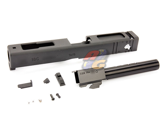 --Out of Stock--Shooters Design H18C Gas Blowback Aluminum Slide (BK) - Click Image to Close