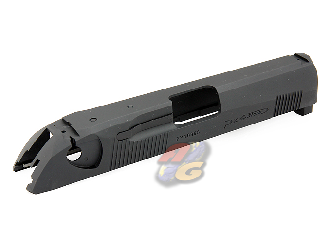 --Out of Stock--Shooters Design CNC Aluminum Slide & Outer Barrel Set For Marui PX4 ( US Style, BK ) **Limited Edition** - Click Image to Close