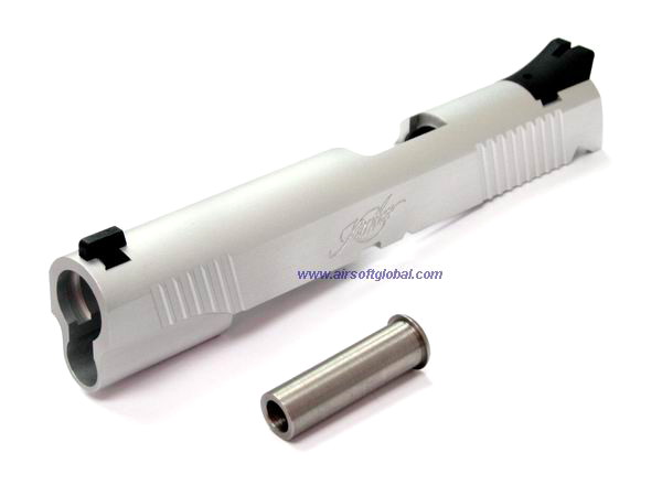 --Out of Stock--Shooters Design Kimber With Rear Sight Silver Metal Slide - Click Image to Close