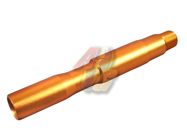 SLONG Aluminum Extension M4 117mm Front Outer Barrel ( 14mm-/ Orange Copper ) - Click Image to Close