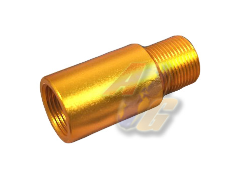SLONG Aluminum Extension 26mm Outer Barrel ( 14mm-/ Golden ) - Click Image to Close