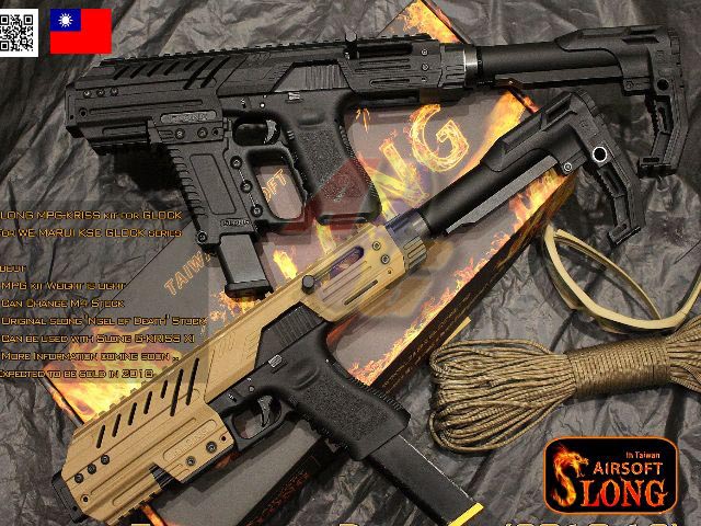 --Out of Stock--SLONG MPG Carbine Kit with G-KRISS XI For G17 Series GBB ( BK ) - Click Image to Close