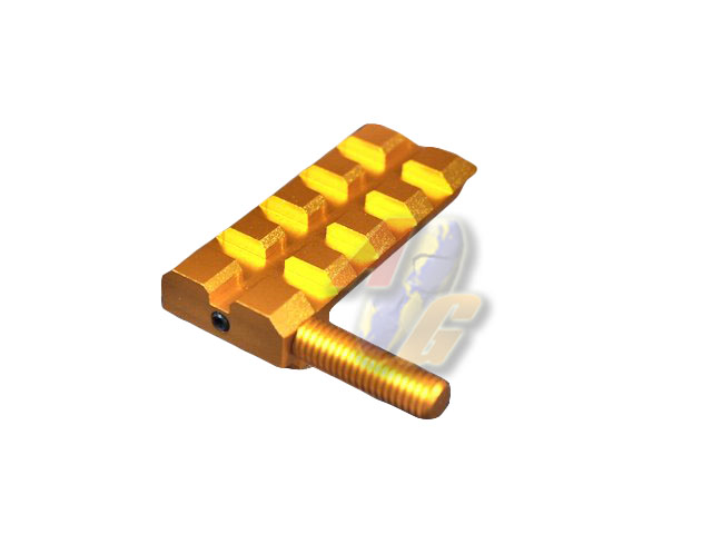 --Out of Stock--SLONG G17 Rail Base For Tokyo Marui/ WE G17 Series GBB (Gold) - Click Image to Close
