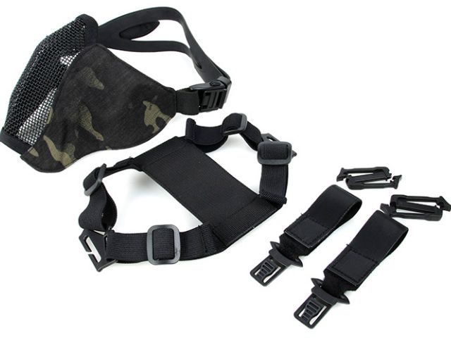 --Out of Stock--TMC PDW Soft Side 2.0 Mesh Mask ( Multicam Black ) - Click Image to Close