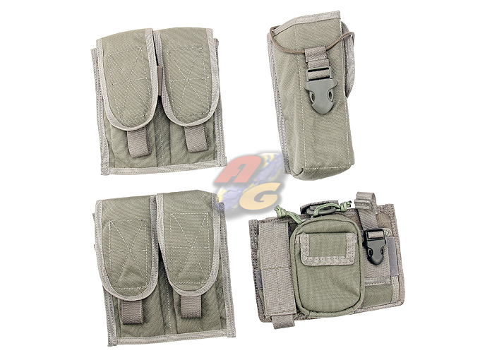 TMC MBSS Style Plate Carrier With 4 Pouches (RG) - Click Image to Close