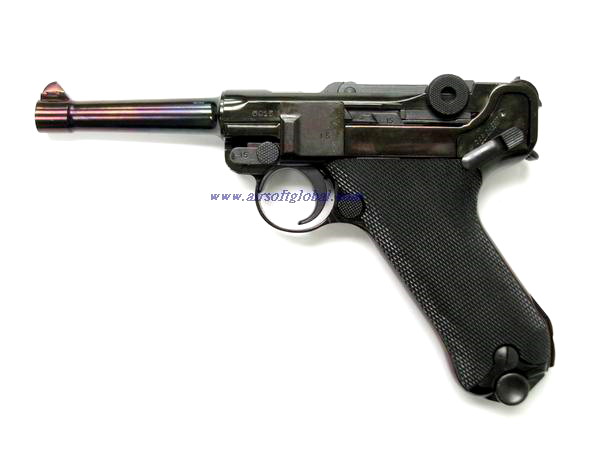 Tanaka Luger P08 ( 4 inch ) - Midnight Black - Click Image to Close