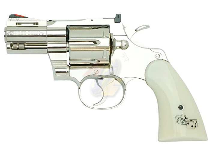 --Out of Stock--Tanaka Python 357 Snake Eyes 2.5" R-Model Revolver ( Nickel Finish ) - Click Image to Close