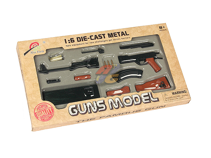 Armyforce 1:6 Die- Cast Metal AK47 Model Gun ( BK ) - Click Image to Close
