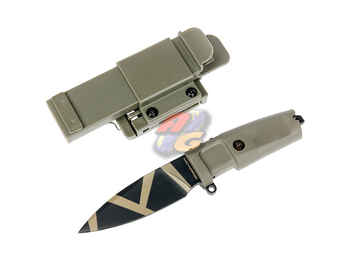 TSC Mad Warrior Shrapnel Desert Warfare Dummy Knife (Patten A, FG) - Click Image to Close