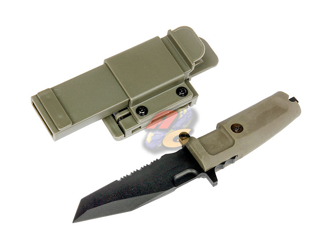 TSC Mad Warrior Shrapnel Desert Warfare Dummy Knife (Type B, FG) - Click Image to Close