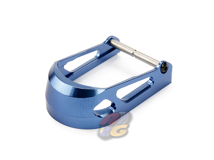 TSC CNC Aluminum Magwell For Marui Hi-Capa (Type A, Blue) - Click Image to Close