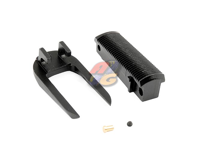 TSC CNC Aluminum Main Spring Houseing With Magwell For Marui 1911 (BK) - Click Image to Close