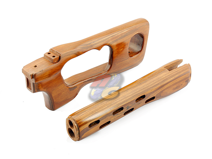 --Out of Stock-- Wood Stock Set For A&K SVD Sniper Rifle - Click Image to Close