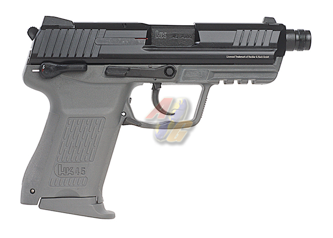 Umarex/ VFC HK45 Compact Tactical GBB Pistol ( Metal Grey/ Asia Edition ) - Click Image to Close