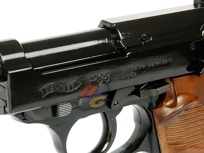 Umarex P38 CO2 GBB Pistol (4.5mm, Full Metal) - Click Image to Close