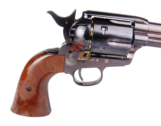 --Out of Stock--Umarex SAA PEACEMAKER Co2 Airsoft Revolver ( Blue Black, Brown/ 4.5mm ) - Click Image to Close