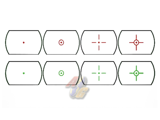 --Out of Stock--Vector Optics Ratchet 1x23x34 Multi Reticles Reflex Sight - Click Image to Close
