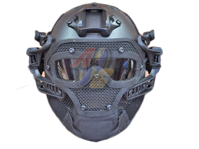 --Out of Stock--V- Tech Tactical Fully Protection Helmet ( BK ) - Click Image to Close