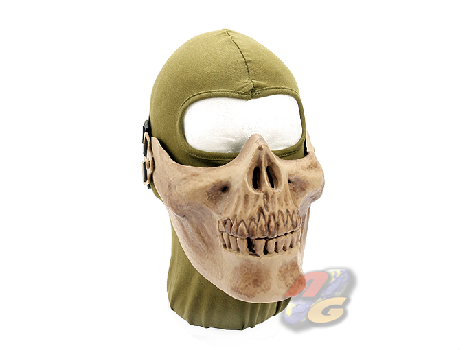 V-Tech Skull Lower Mask (Brown) - Click Image to Close