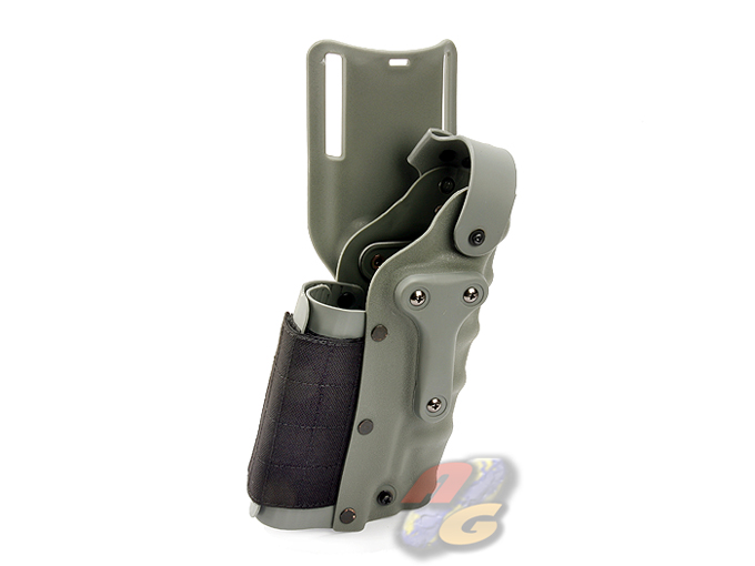 V-Tech Adjustable Tactical Holster For M9 / M1911 / Hi-Capa With Flashlight (FG) - Click Image to Close
