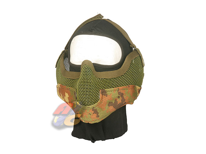 V-Tech Strike Steel Gen 2 Half Face Mask(Italy Wood Land) - Click Image to Close
