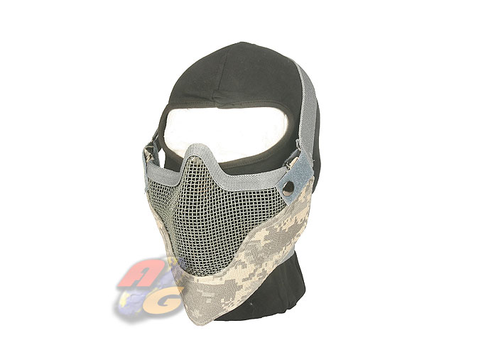 V-Tech V7 4Points/ Steel Half Face Mask(ACU) - Click Image to Close