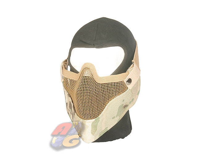 V-Tech V7 4Points/ Steel Half Face Mask(Mutlicam) - Click Image to Close