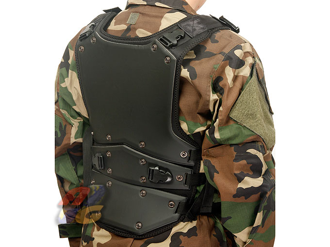 V-Tech Transformer 3 Body Armor with M4 Fast Magazine Pouch ( BK ) - Click Image to Close