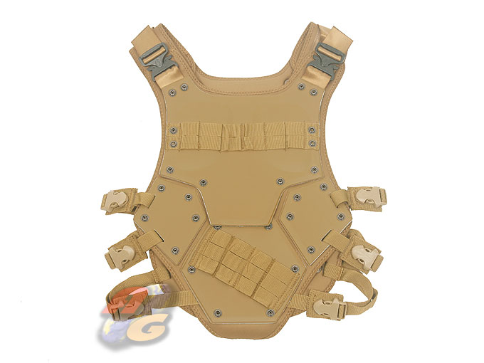 V-Tech Transformer 3 Body Armor with M4 Fast Magazine Pouch ( DE ) - Click Image to Close