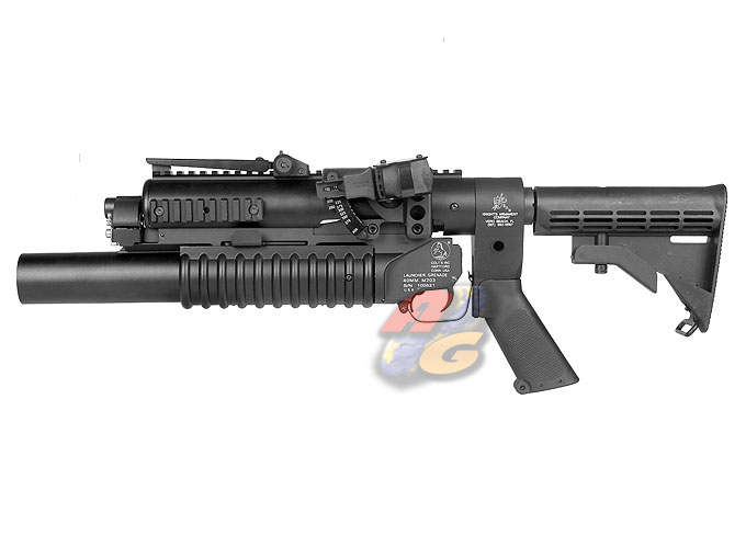 --Out of Stock--V-Tech Standalone Grenade Launcher Full Set With 6 Position Extendable Stock ( Long ) - Click Image to Close