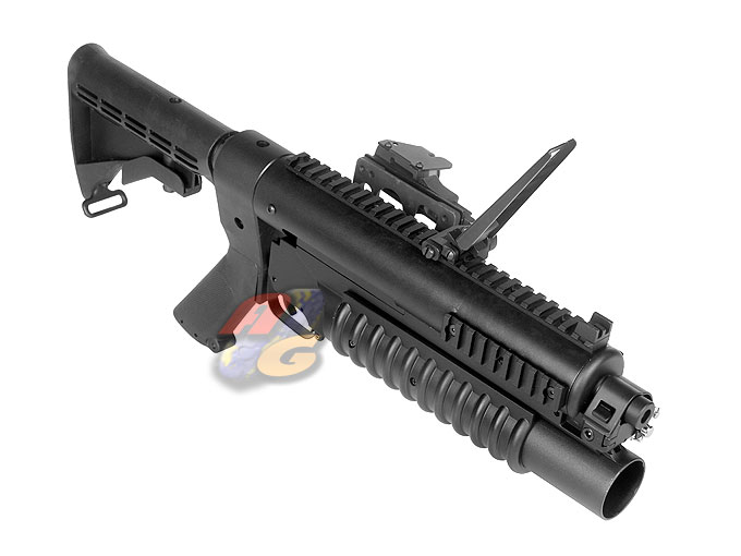 --Out of Stock--V-Tech Standalone Grenade Launcher Full Set With 6 Position Extendable Stock ( Short ) - Click Image to Close