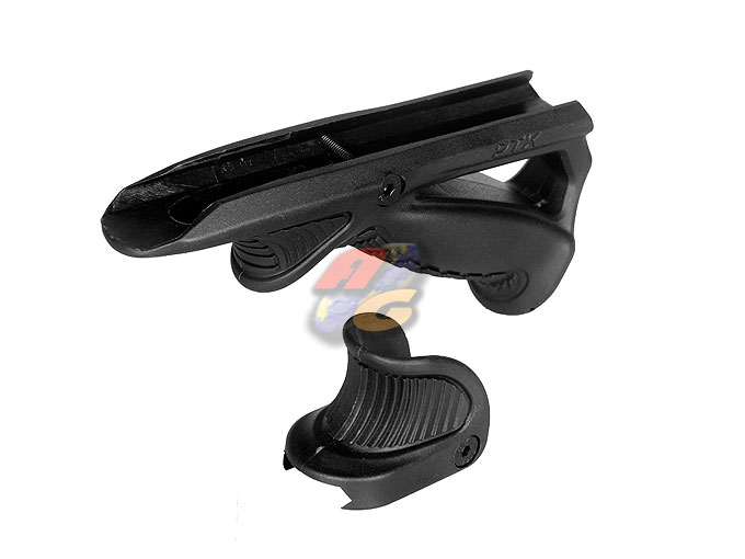 --Out of Stock--V-Tech Angled Fore Grip and Thumb Rest PTK ( BK ) - Click Image to Close