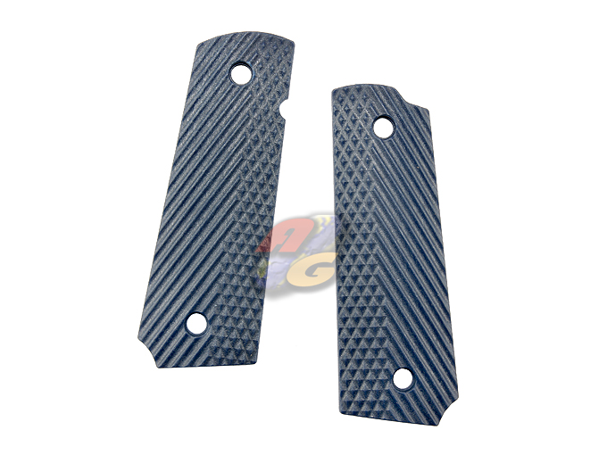 V-Tech Alien Style Grip For Marui M1911 (Blue, Type B) - Click Image to Close