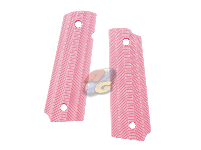 V-Tech Alien Style Grip For Marui M1911 (Pink, Type A) - Click Image to Close