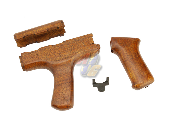 --Out of Stock--V-Tech Romanian AIMS Wood Handgaurd Set With Grip - Click Image to Close