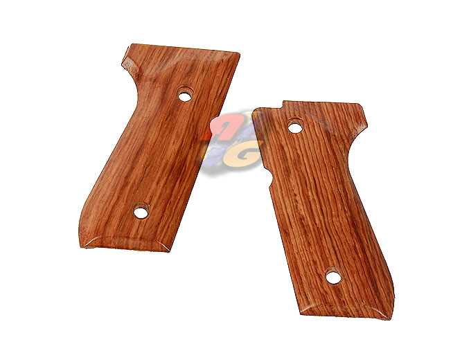 V-Tech Real Wood Grip For Luger M9 Series Airsoft Pistol - Click Image to Close