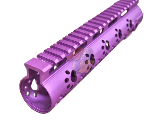 --Out of Stock--V-Tech 9 Inch Cat-Lok Handguard ( Purple ) - Click Image to Close