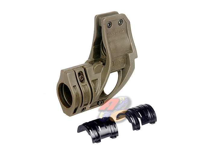 V-Tech EiZetta ZFH1500 Tactical Flashlight Holder Mount ( OD ) - Click Image to Close
