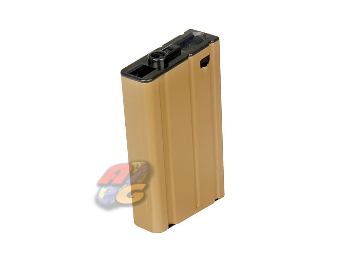 WE 330 Rounds Magazine For SCAR H AEG (Tan) - Click Image to Close