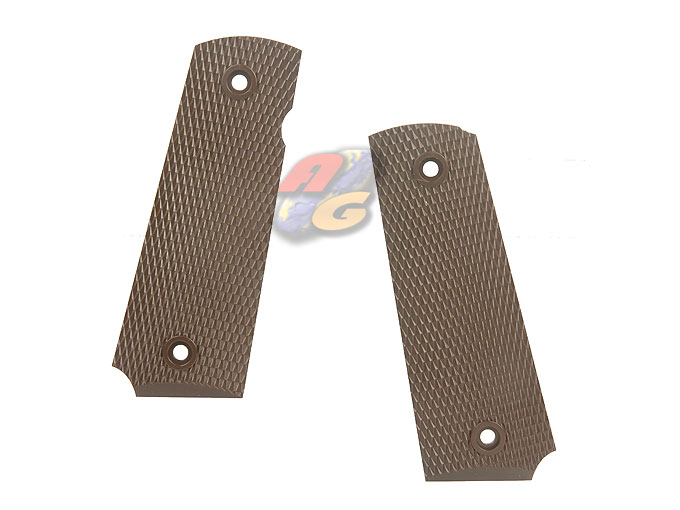 WE 1911 Grip (Brown) - Click Image to Close