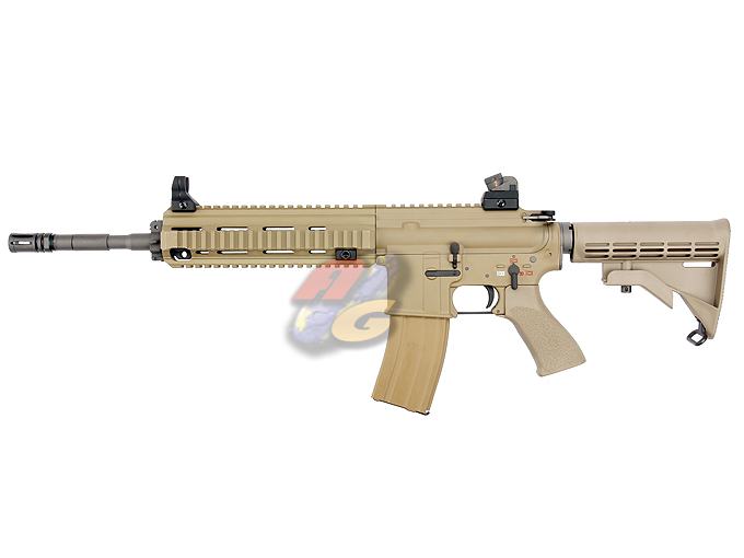 --Out of Stock--WE 4168 GBB (Gas Blowback, Open Bolt, Tan) - Click Image to Close