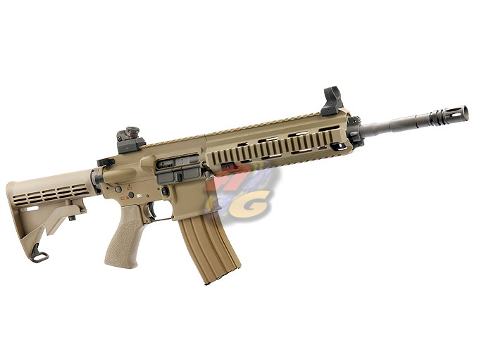 --Out of Stock--WE 4168 GBB (Gas Blowback, Open Bolt, Tan) - Click Image to Close