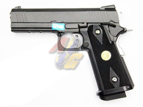 WE Hi-Capa 4.3 Gas Pistol ( BK ) - Click Image to Close